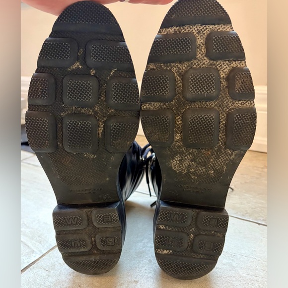 Alexander Wang Black Combat Boots sz 36.5. - Picture 6 of 13